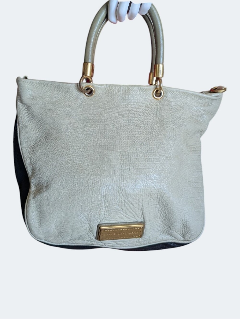 Marc by Marc Jacobs Blush Pink Leather Shoulder Bag with Gold Hardware